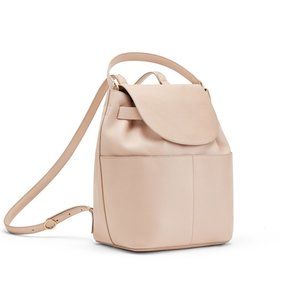 NWOT Cuyana Blush Pink Cream Leather Backpack
